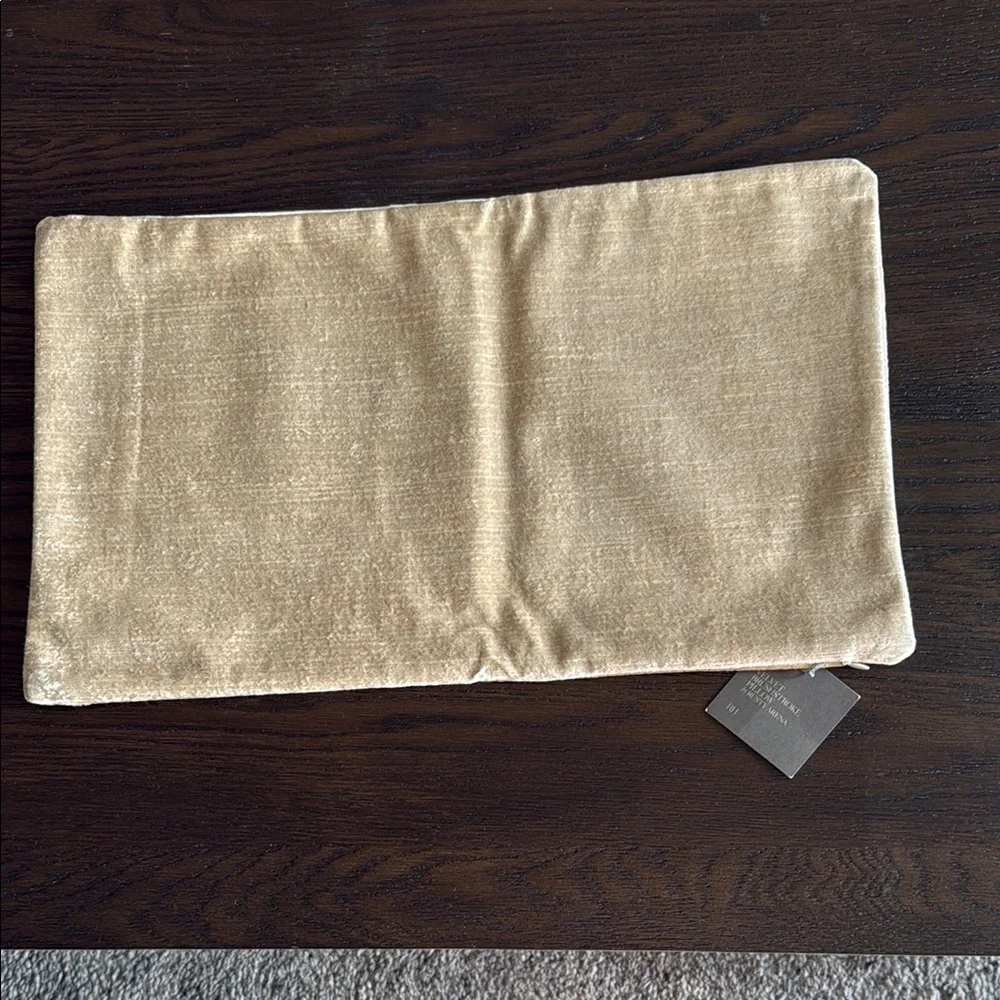 RH VELVET BRUSHSTROKE STRIATED PILLOW COVER